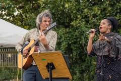 John Etheridge with Vimala Rowe debut their "Anthem to the Heath"